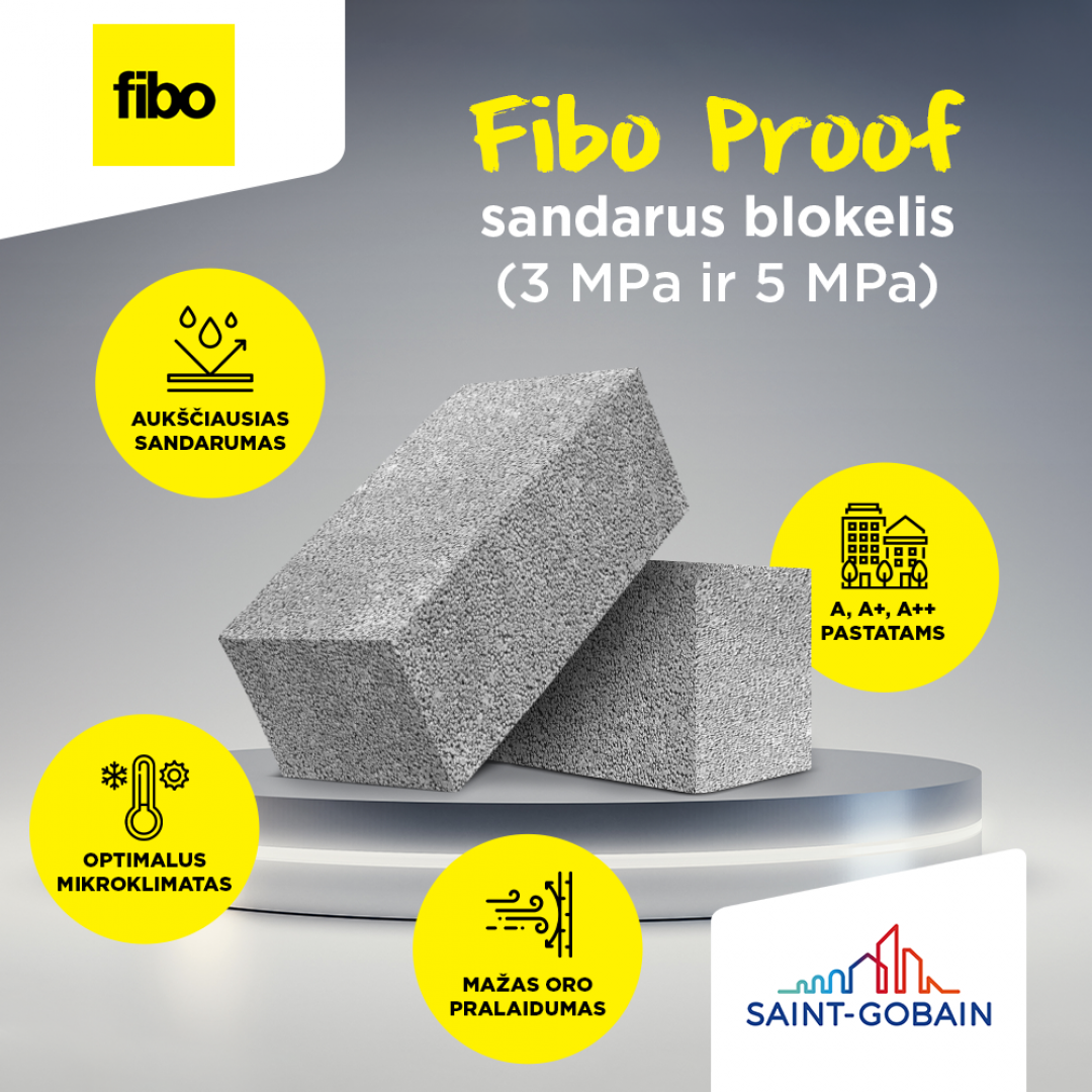 Fibo Proof keramzitiniai blokeliai