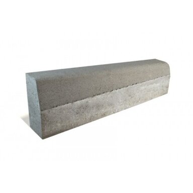 Gatvės įvažiavimo betoninis bortas, kairinis/dešininis 1000x220x300x150 mm Brikers