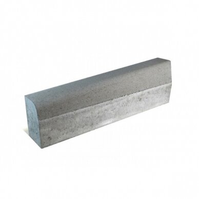 Gatvės įvažiavimo betoninis bortas, kairinis/dešininis 1000x220x300x150 mm Brikers 1