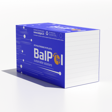 Putplastis BALPOL EPS 150 Nefrezuotas (1x1 m)